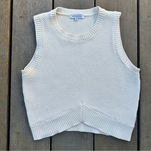 ARTICLE | Cropped Cotton Knit Sweater